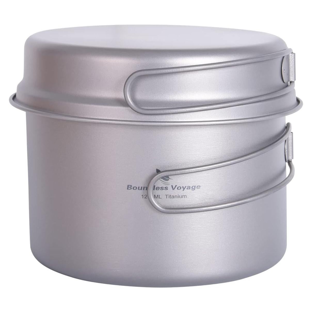 Juego de Olla y Sartén Titanio Boundless Voyage 1200ml y 500ml