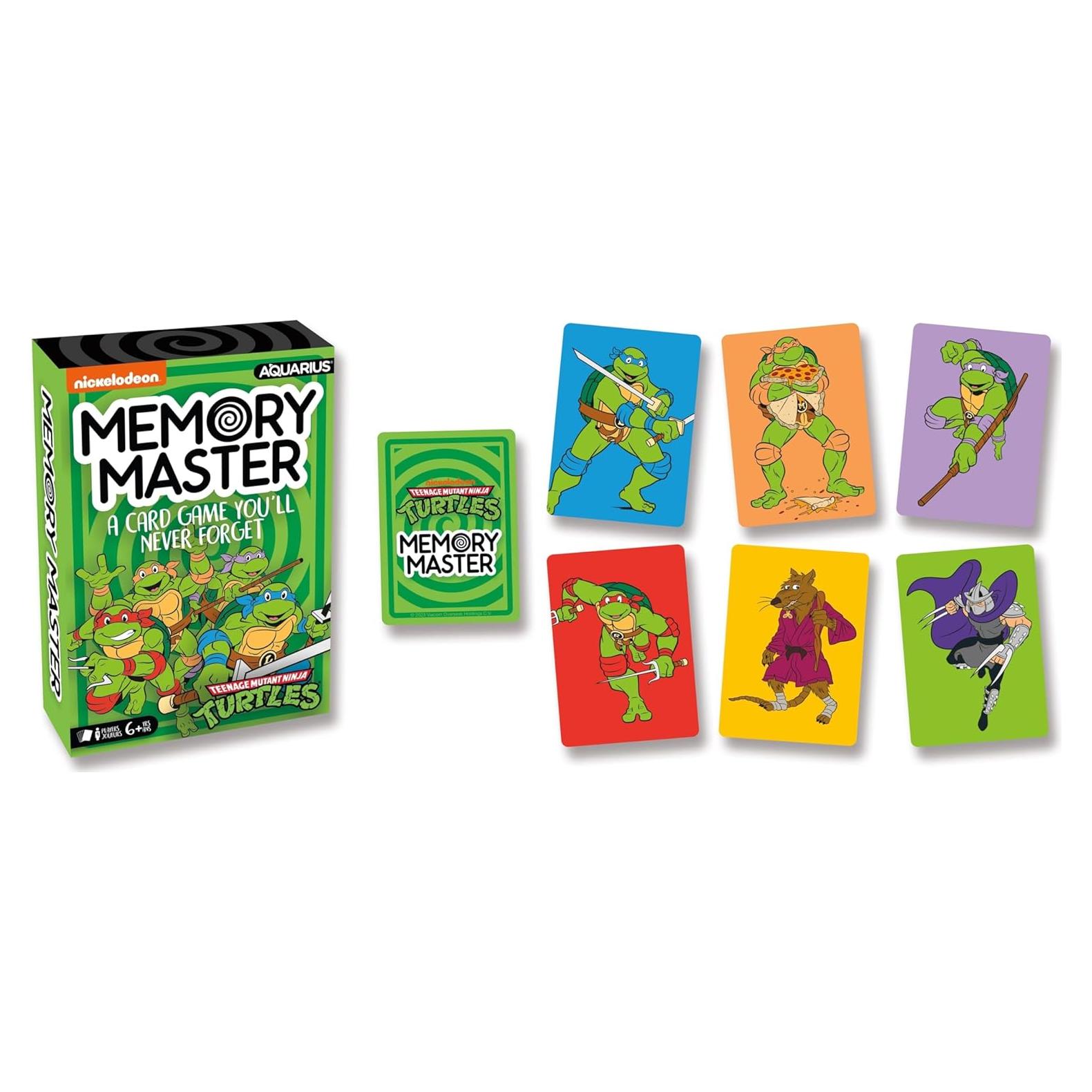 Juego de Cartas Memory Master TMNT AQUARIUS - 4 Jugadores