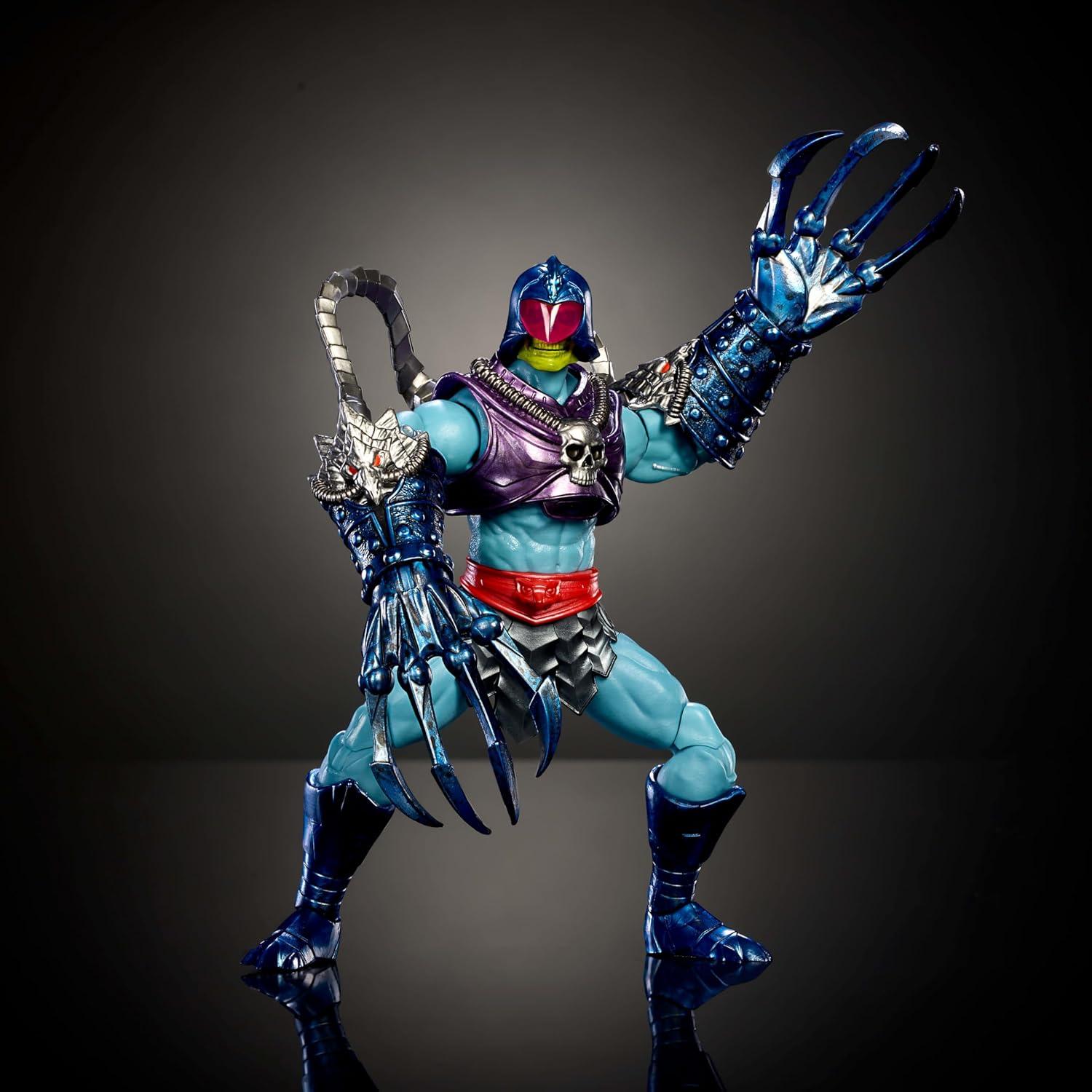 Figura de Acción Garras de Terror Skeletor Masterverse 30 Articulaciones 17.78 cm