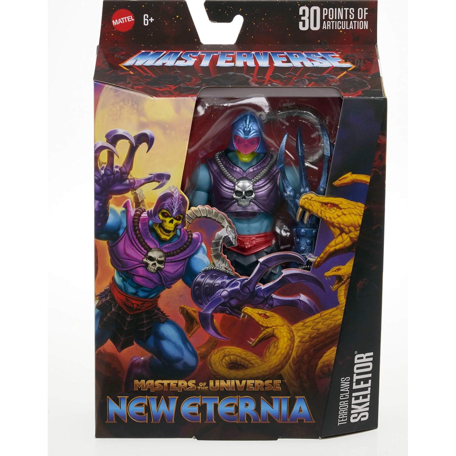 Figura de Acción Garras de Terror Skeletor Masterverse 30 Articulaciones 17.78 cm