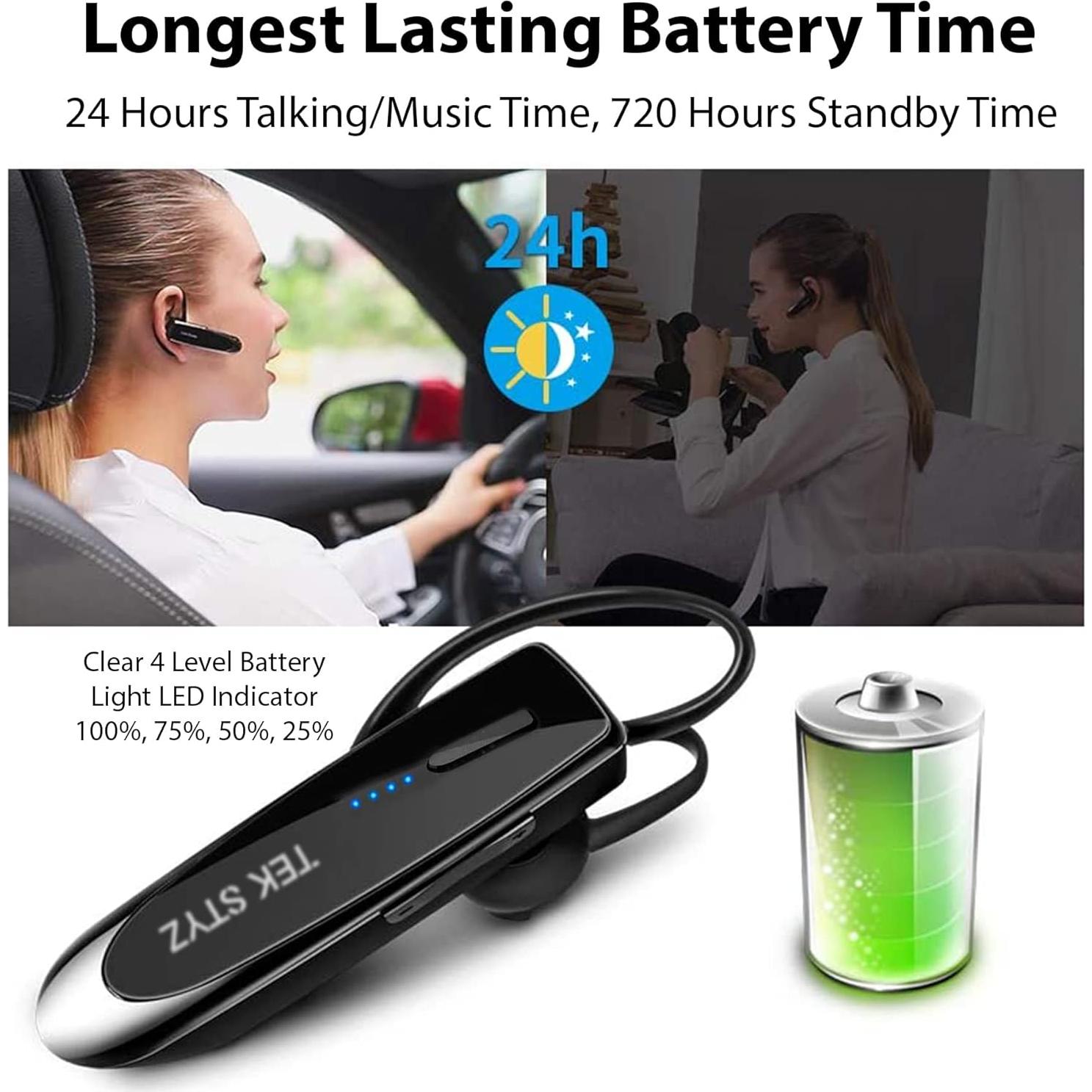 Auriculares Bluetooth 5.3 Tek Styz IPX5 para Samsung Galaxy