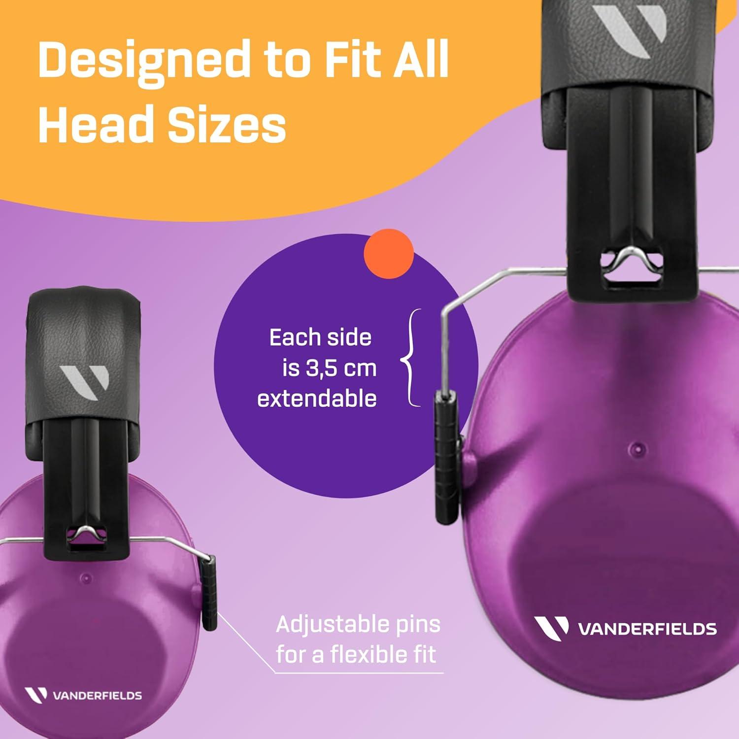 Auriculares Canceladores de Ruido Vanderfields para Niños - Protección Auditiva Ajustable