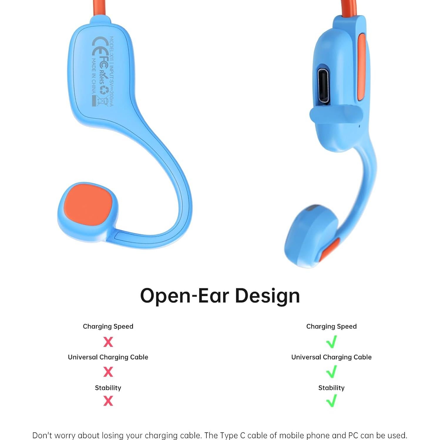 Auriculares Inalámbricos IFECCO X11 para Niños Rosa - Bluetooth 5.3