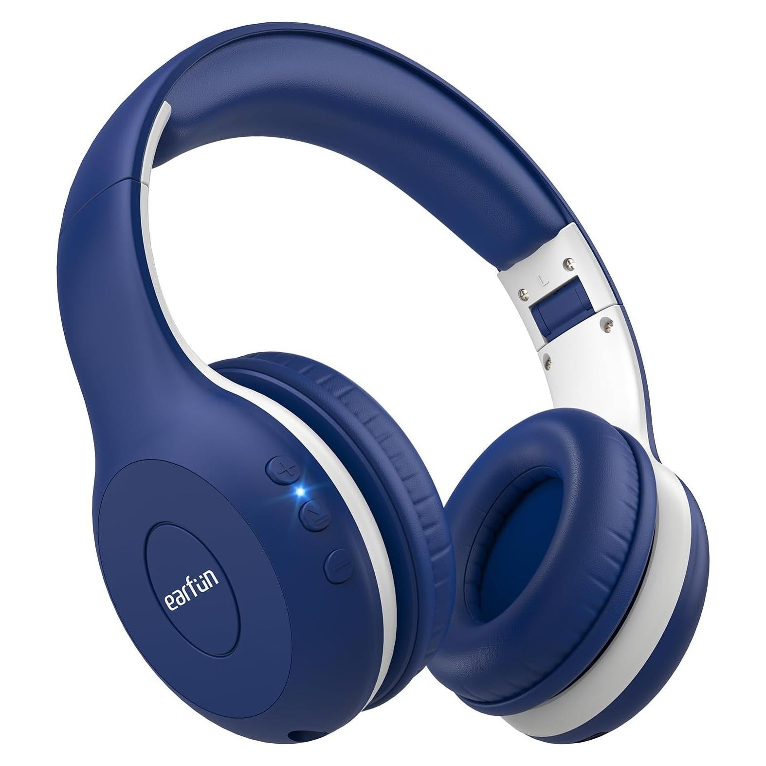 Auriculares Bluetooth EarFun K2 para Niños, 40H, Azul