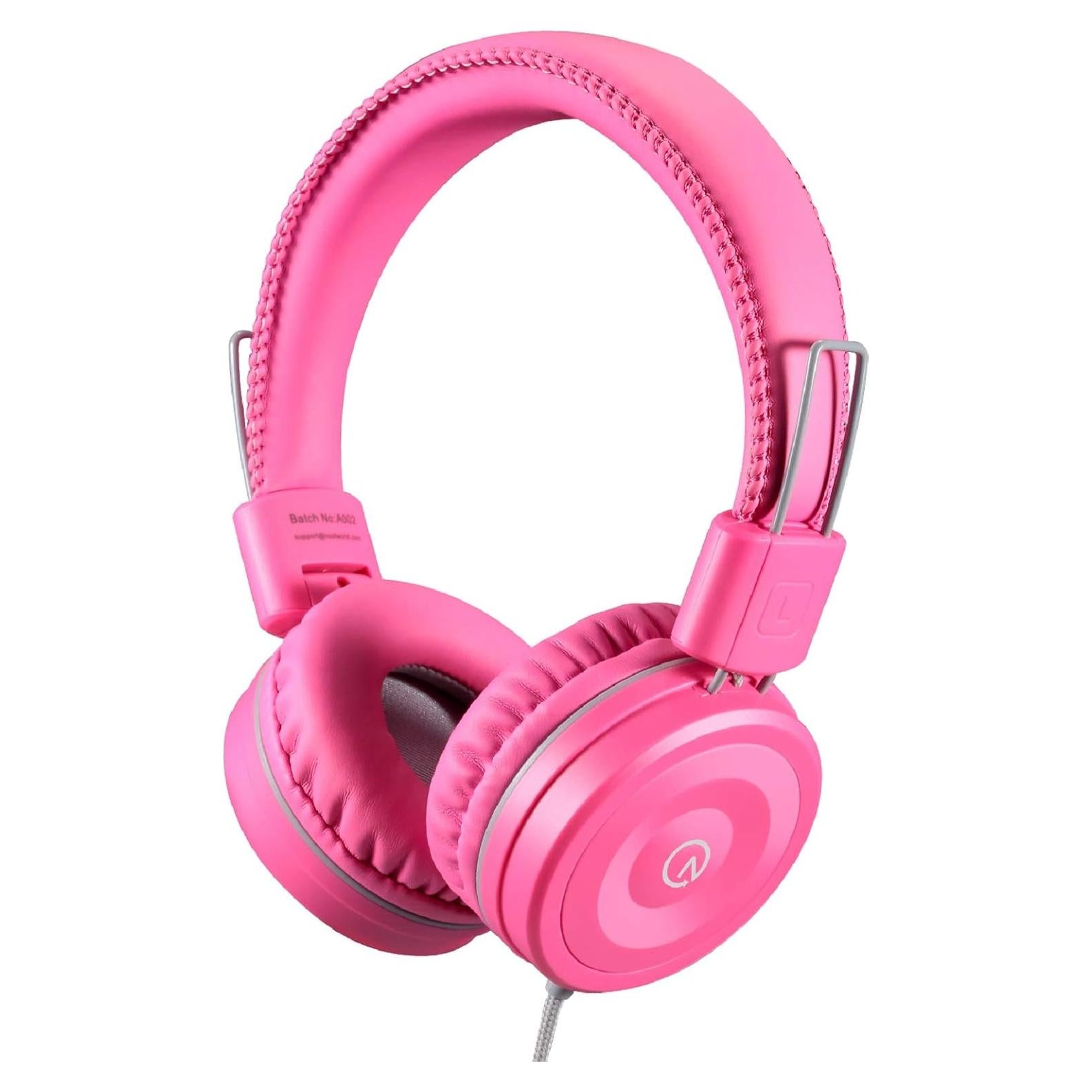 Auriculares Plegables Noot K22 Rosa Flamingo 1.52m 3.5mm