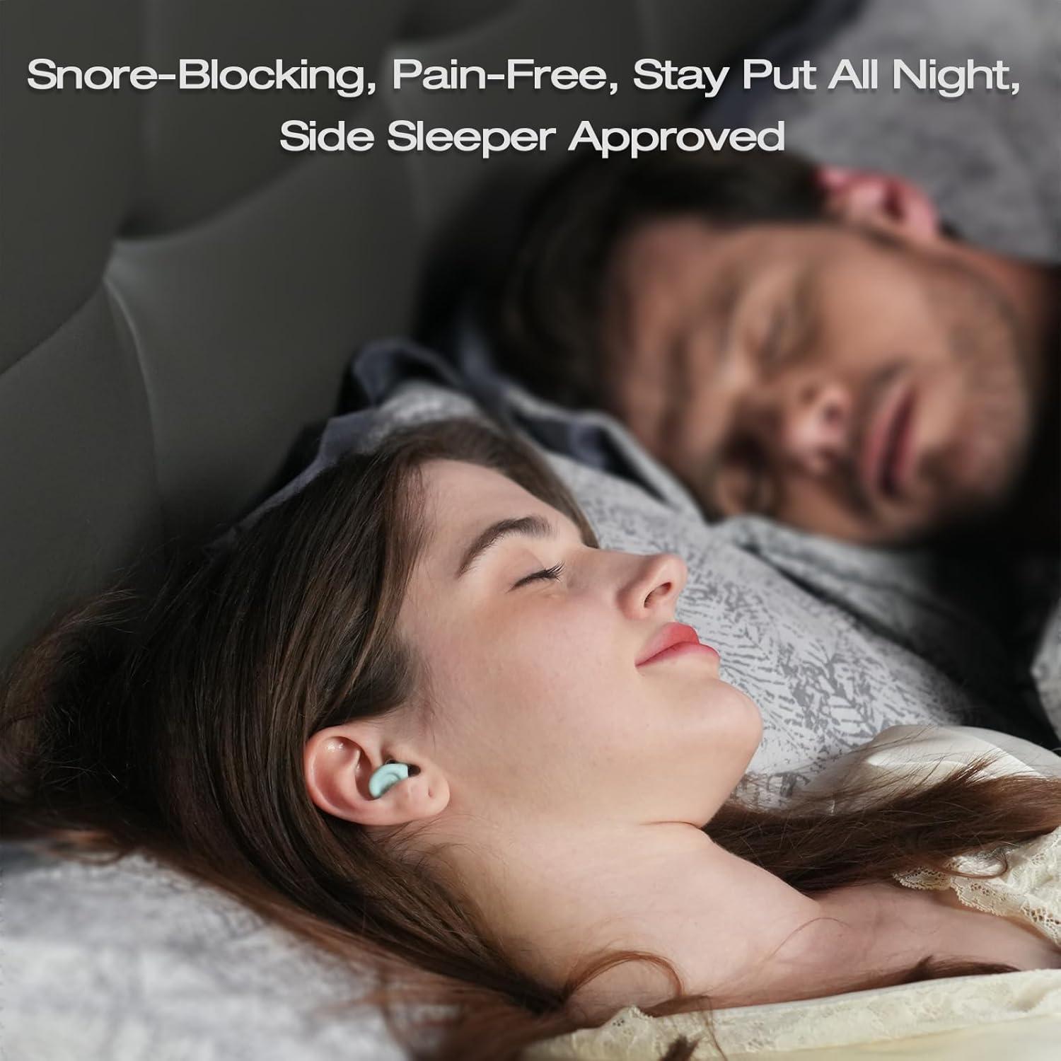 Tapones para oídos Soundary Sleep - Silicona Ultra Suave, 26dB SNR