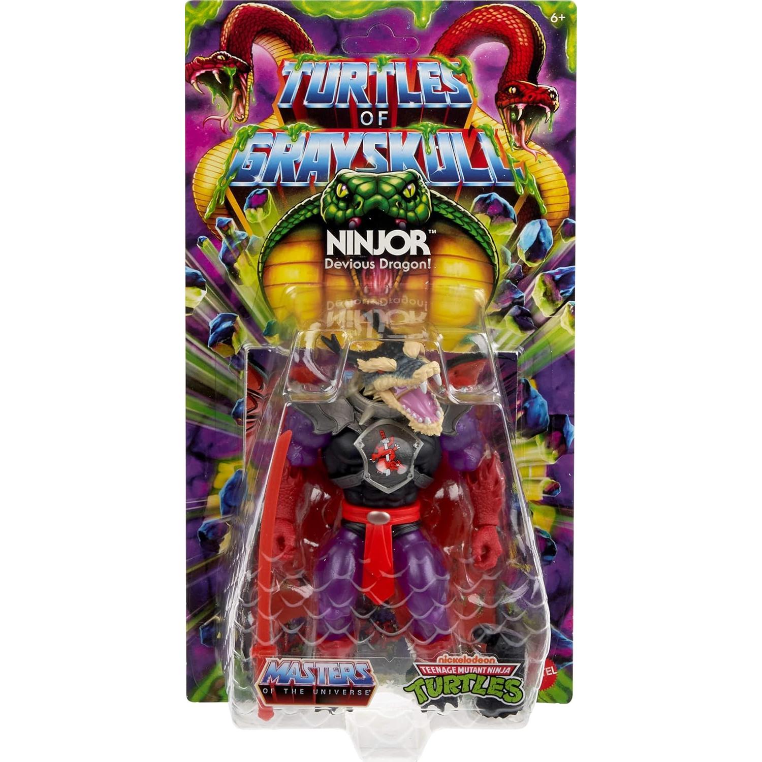 Figura de Acción Ninjor MOTU Orígenes 13.97 cm Mattel