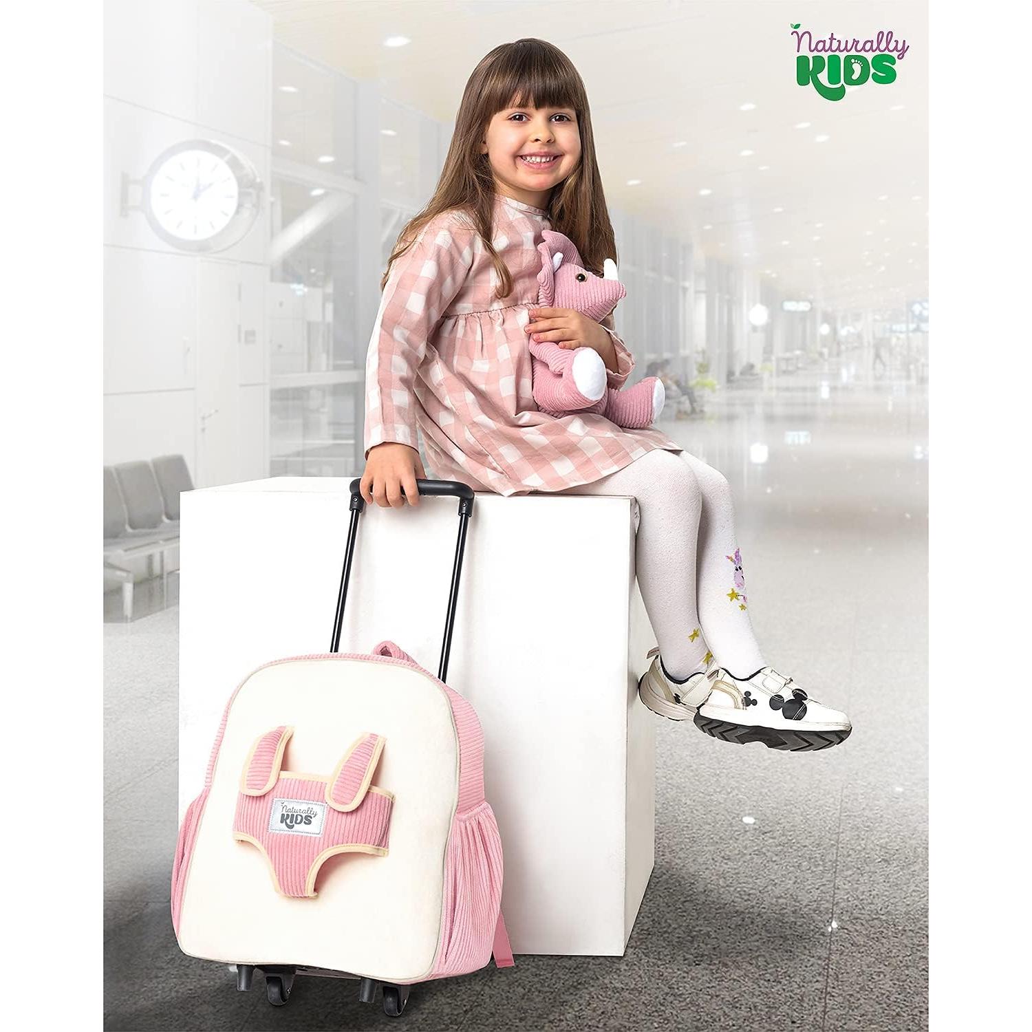 Mochila Rodante Dinosaurio Triceratops Naturally KIDS 31.75x27.94cm