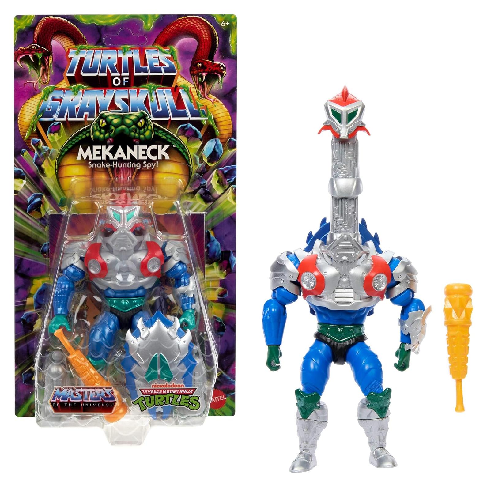 Figura de Acción Mekaneck MOTU Origins Tortugas Ninja 14 cm