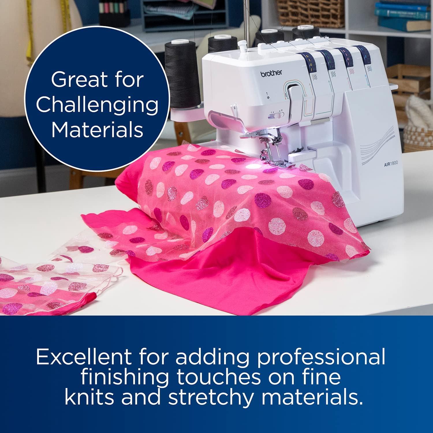 Overlock de Aire Brother AIR1800 con Enhebrado Automático