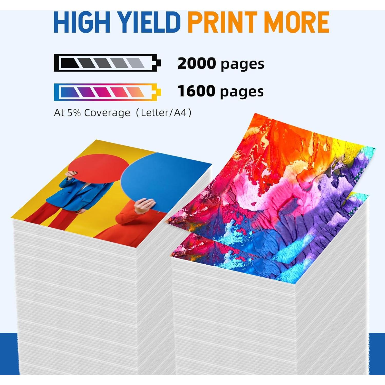 Cartuchos de Tinta 962XL Skydo Compatible HP - Paquete de 4