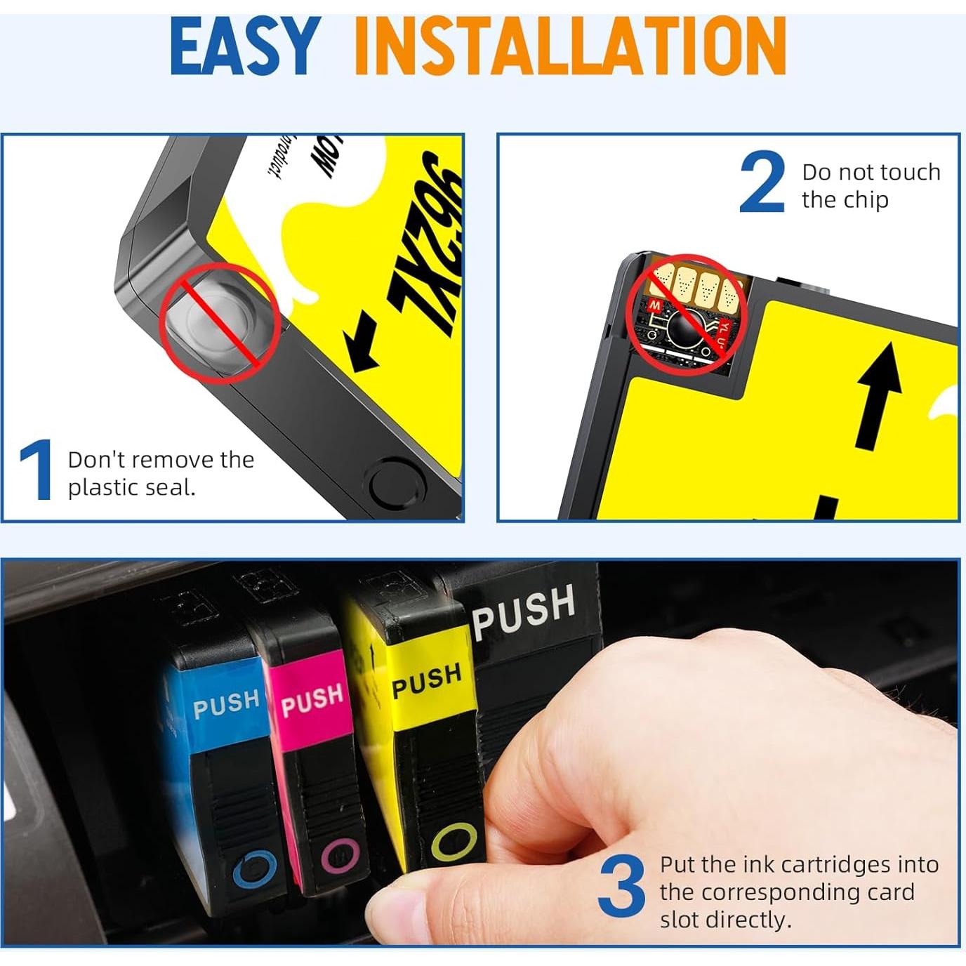 Cartuchos de Tinta 962XL Skydo Compatible HP - Paquete de 4