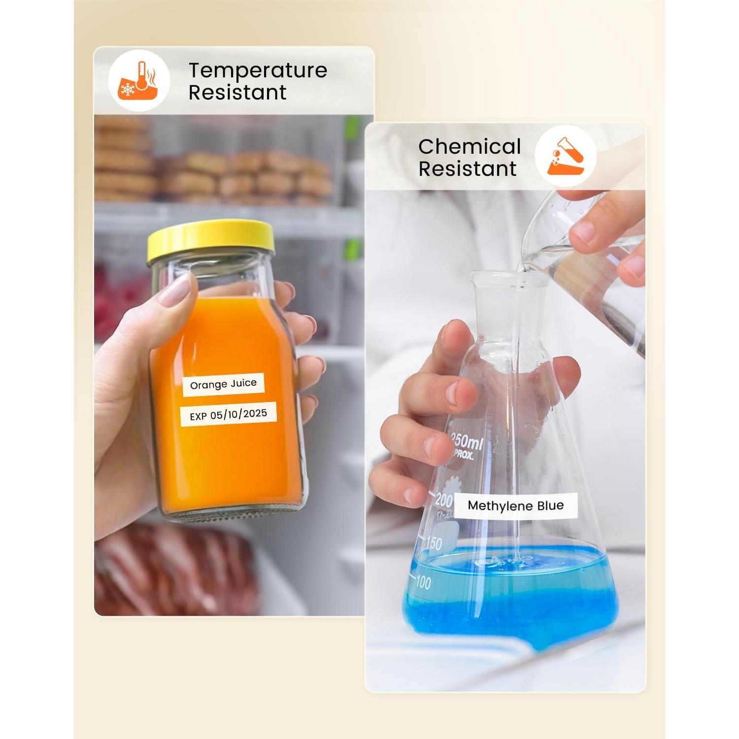 Cinta de Etiquetas COLORTY TZe-231 12mm Negro sobre Blanco - 20 Unidades