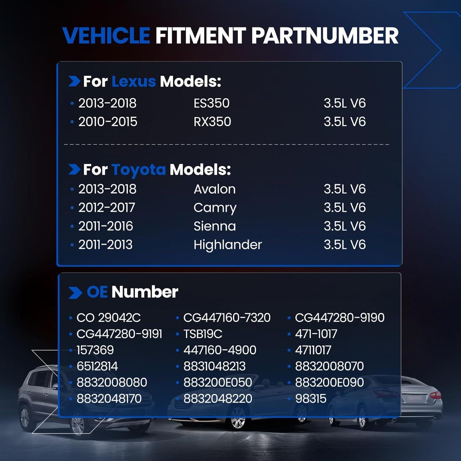 Compresor A/C SYKRSS 471-1017 para Lexus y Toyota 3.5L