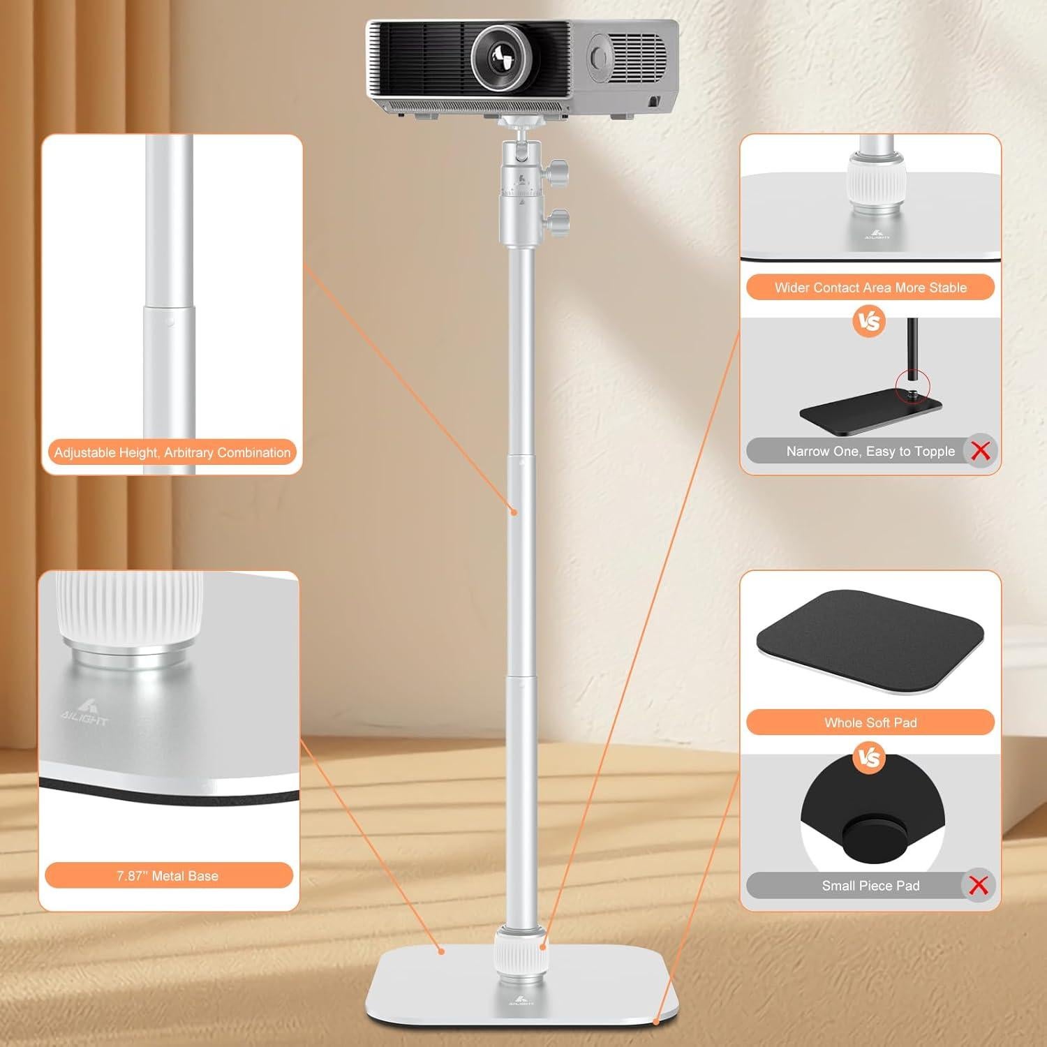 Soporte de Proyector Ailight TS5005 Ajustable 12.6 a 135 cm