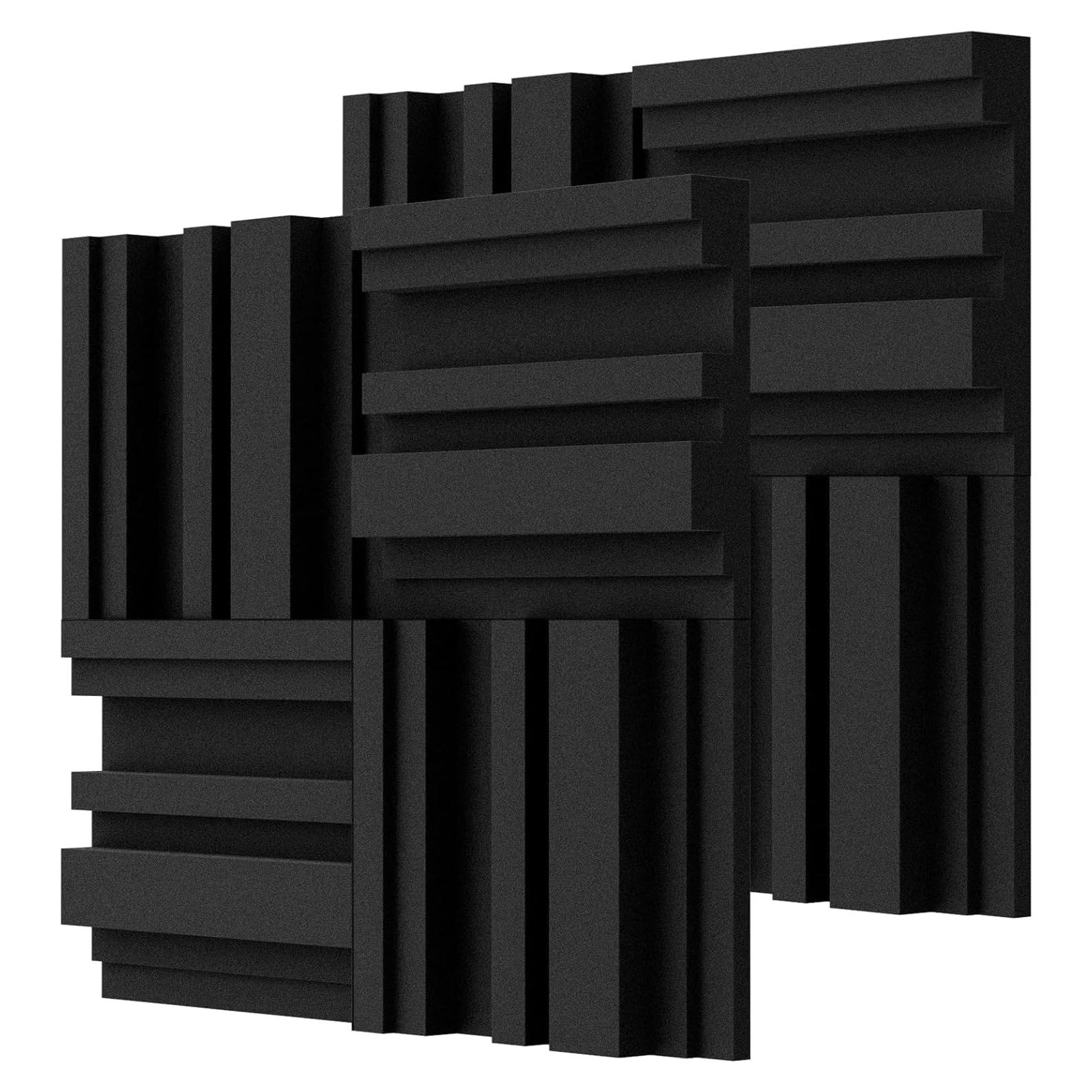 Paneles Acústicos TroyStudio 8 Pcs 30.48x30.48 cm Absorbentes