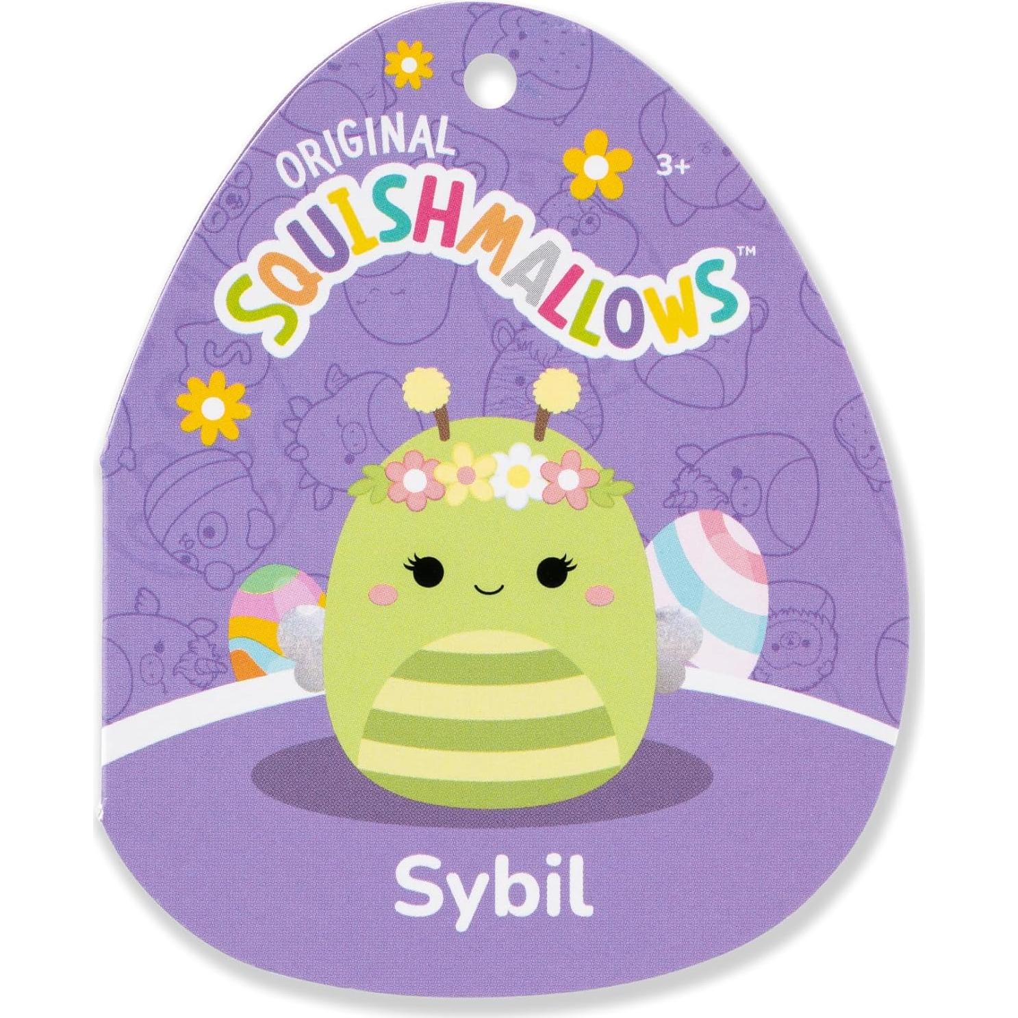 Squishmallows Sybil Abeja Verde 35.56 cm Jazwares