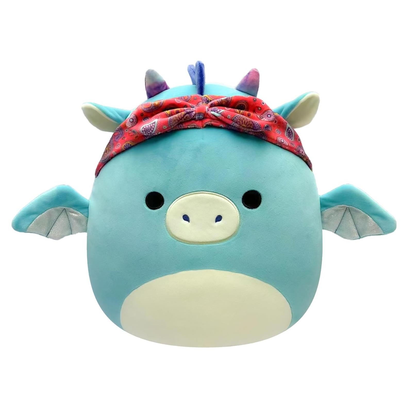 Squishmallows Tatiana Dragón Verde Teal 35,56 cm Oficial