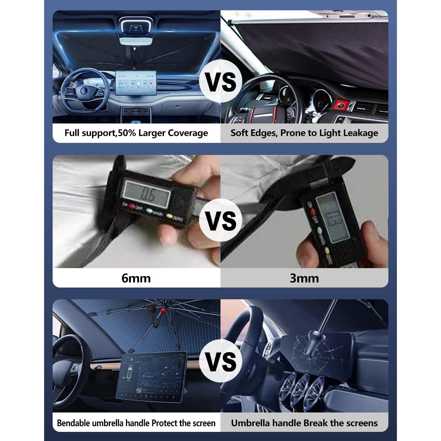 Sombrilla Plegable para Parabrisas Noiclub SS-1107 - Mediana