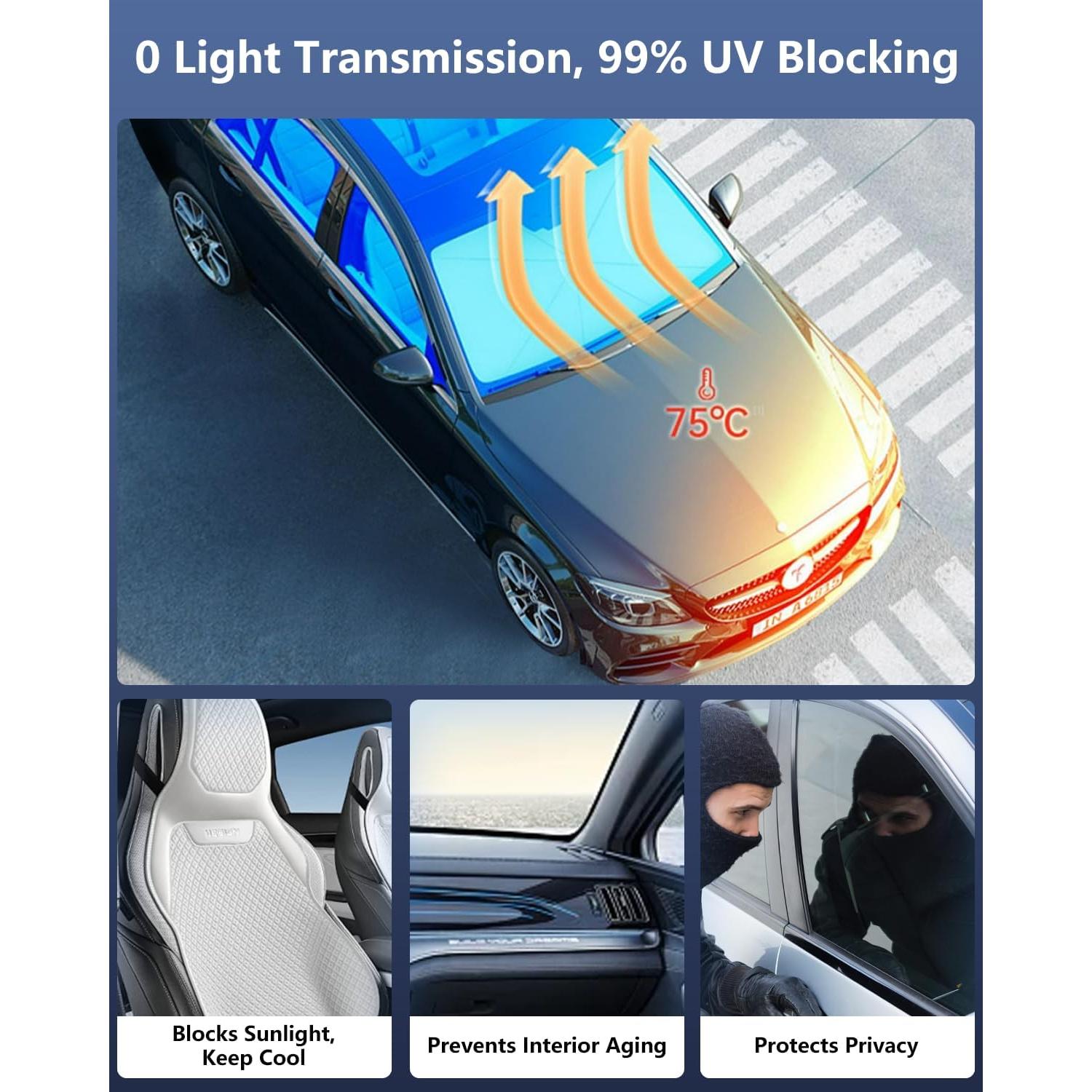 Sombrilla Plegable para Parabrisas Noiclub SS-1107 - Mediana