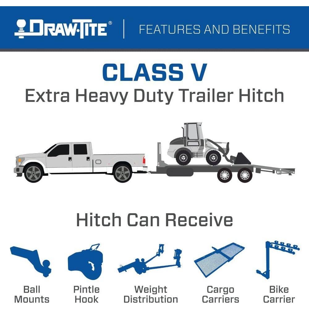 Enganche de Remolque Clase 5 Draw-Tite 41945 para Ford E-150/E-250/E-350