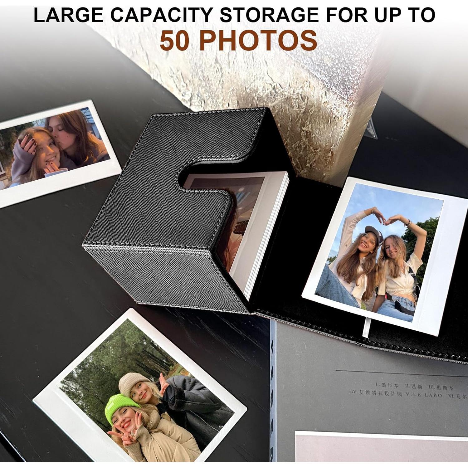 Estuche CAIYOULE para Fotos Instantáneas Fujifilm y Polaroid