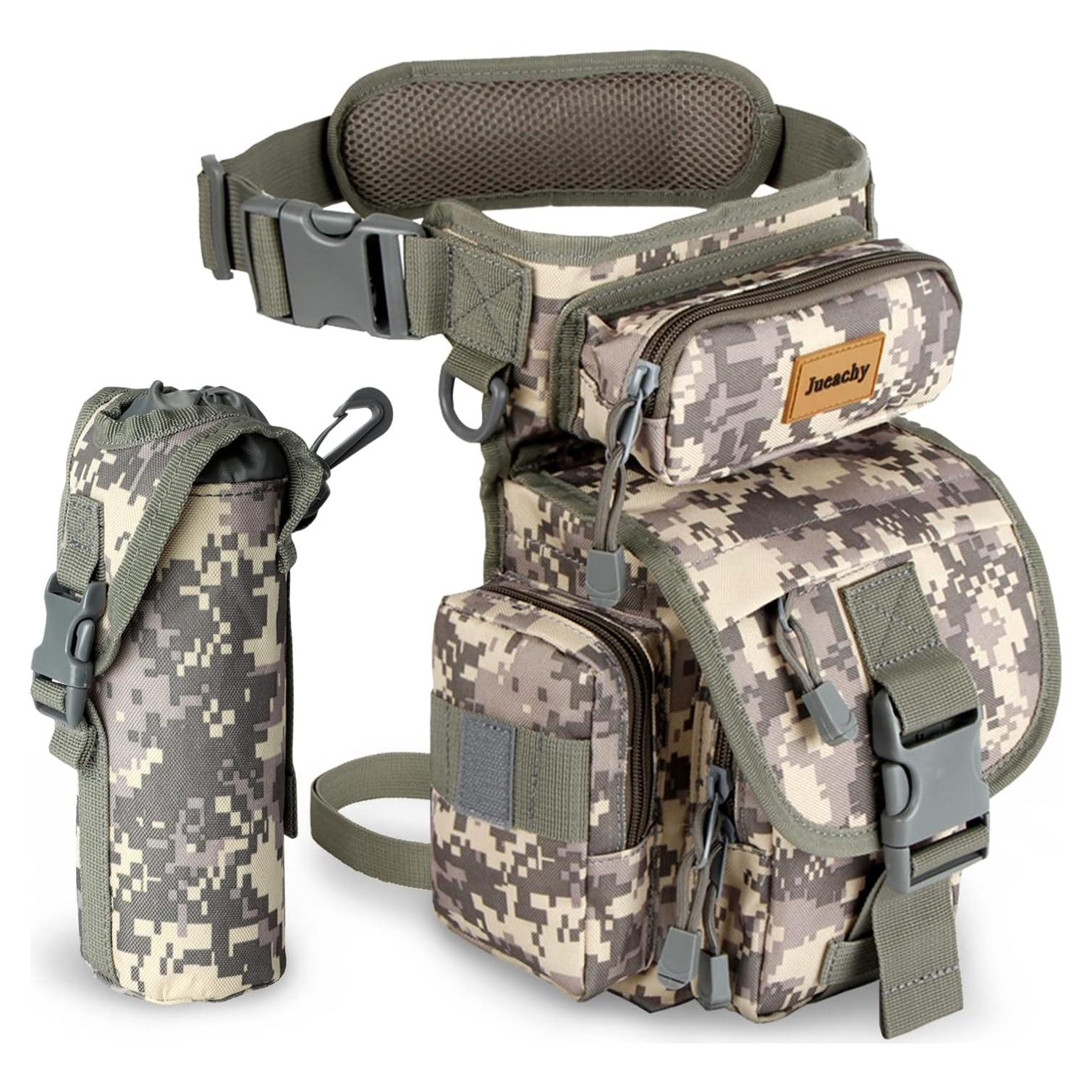 Bolsa de Pierna Jueachy para Hombres Impermeable 32x24cm