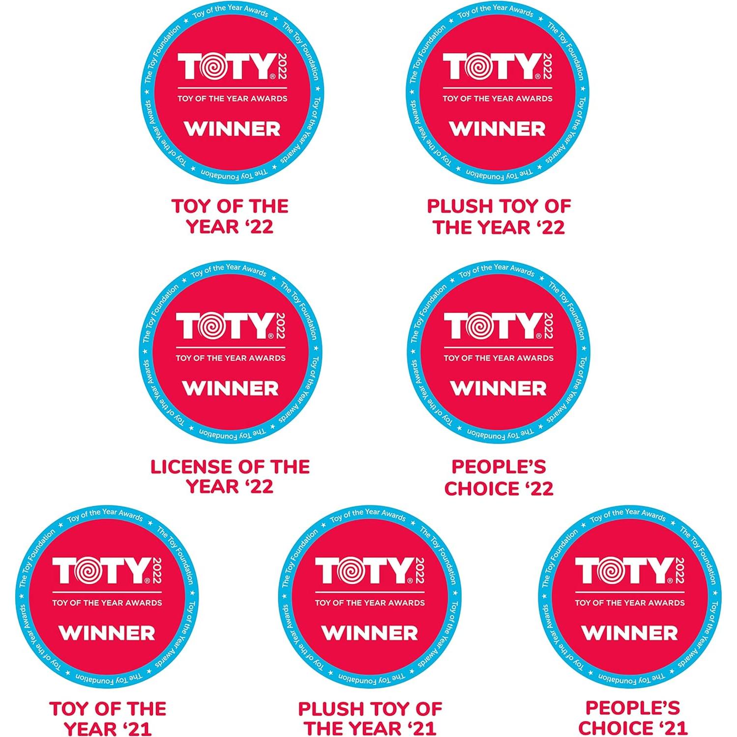 Peluche Squishmallows 30 cm Shasta Melocotón Bigfoot