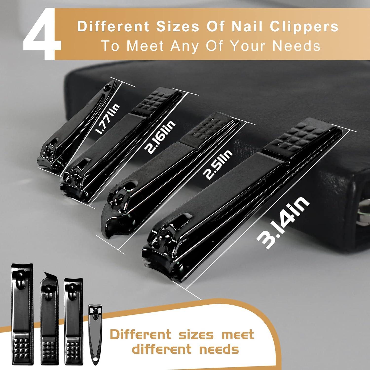 Juego de Manicura 30 en 1 RedFlow con Estuche de Cuero Rosa