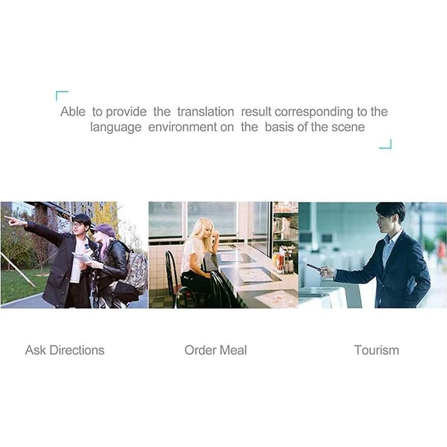 Language Translator Device Real Time, Smart Language Translator Device, Smart Language Voice 2.4 Inch Touch Screen 41 Languages WiFi P Electronic Translators Learning Traveling Shopping