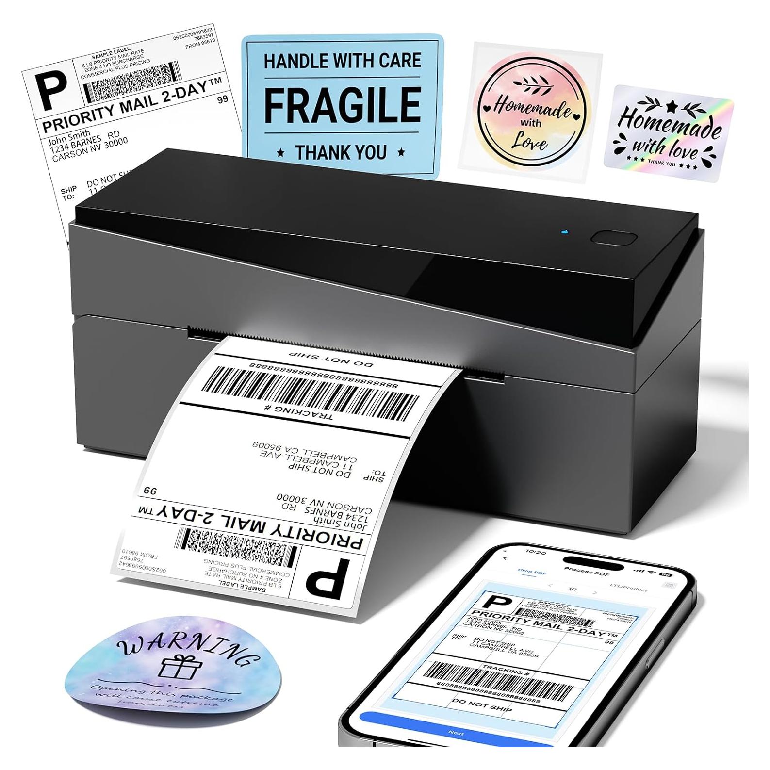 Impresora de Etiquetas Térmicas Bluetooth Omezizy 249BT 4x6