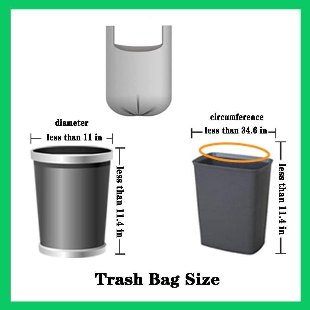 Bolsas de Basura Negras BAIYEUSO 4 Galones 200 Cuentas