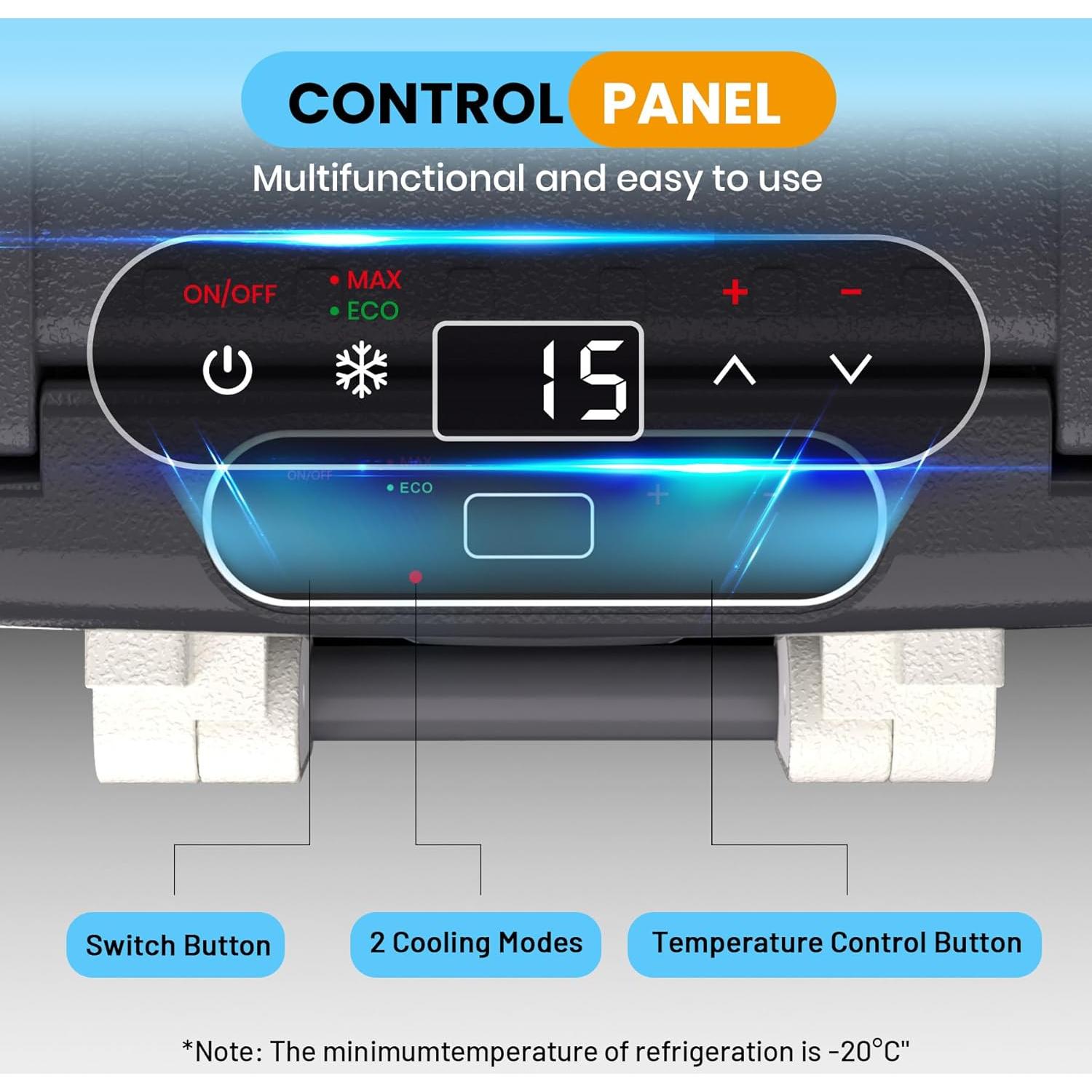 Refrigerador Portátil 12V TROPOW 50L Enfriador Eléctrico