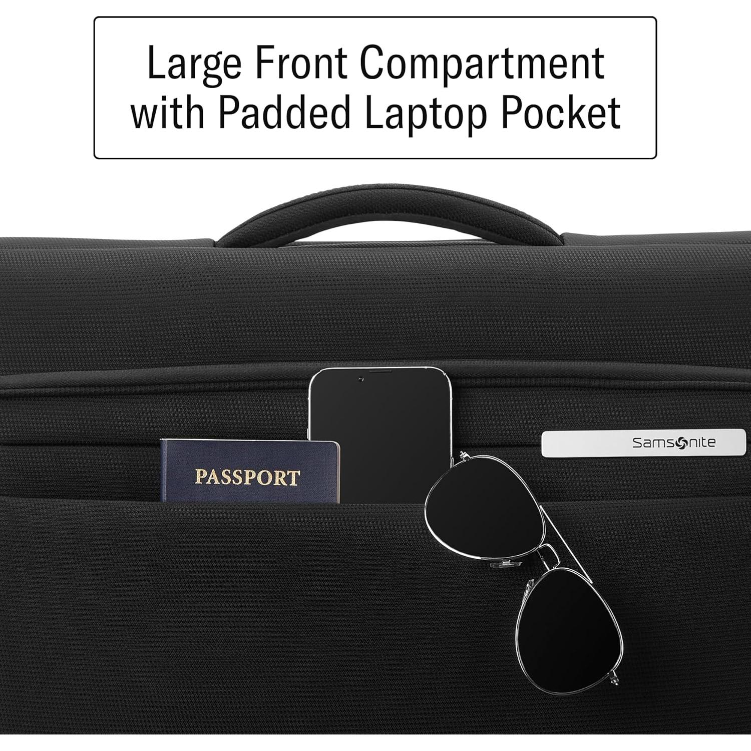 Bolsa de Ropa Samsonite UpLIFT 23" Negra - Ecológica y Ligera