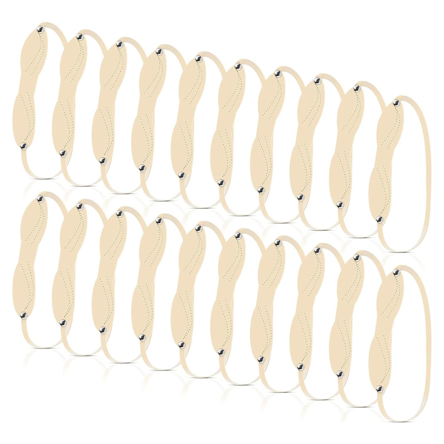 Maitys 20 Piezas Piel Falsa Silicona para Microblading