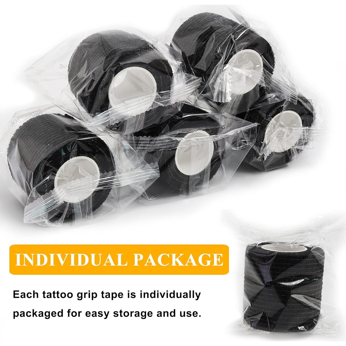 Cinta de Agarre para Tatuajes Ruicoo 4pcs Autoadhesiva 5 cm x 4.57 m