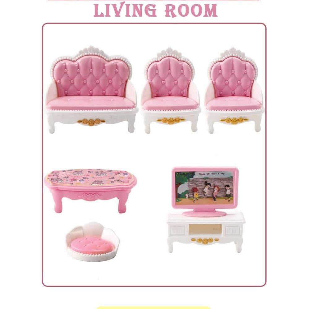 Juego de Baño Miniatura 20 Pcs Aydinids 1:12 Decoración