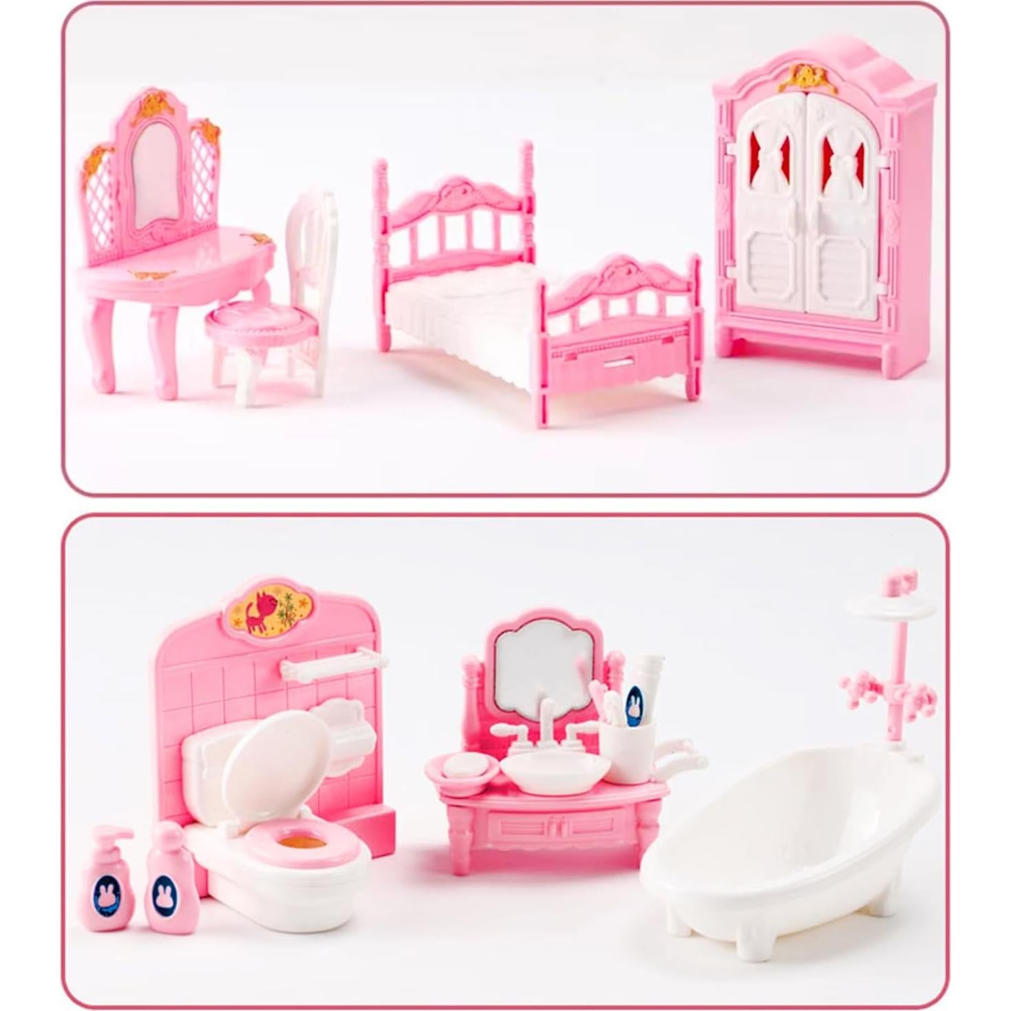 Set de Muebles para Casa de Muñecas 35 Piezas SHENGJIAAO