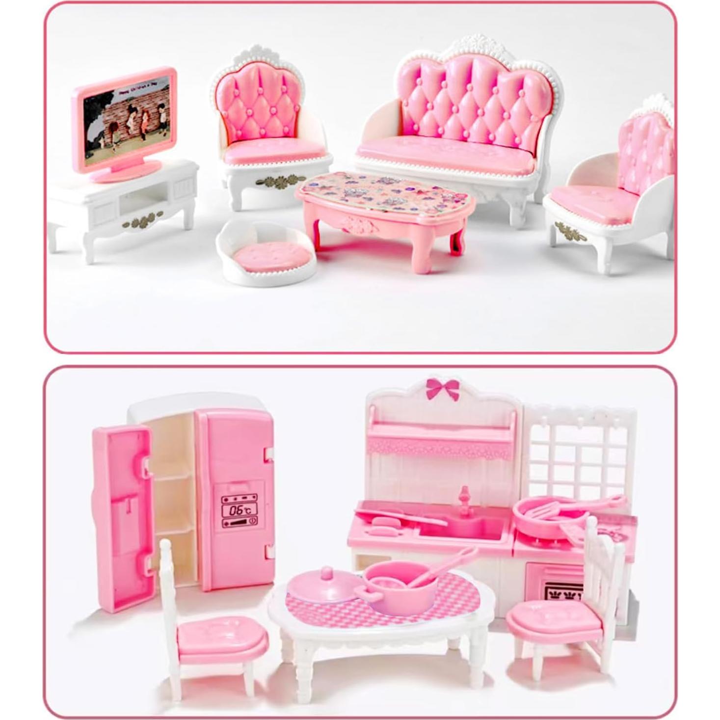 Set de Muebles para Casa de Muñecas 35 Piezas SHENGJIAAO