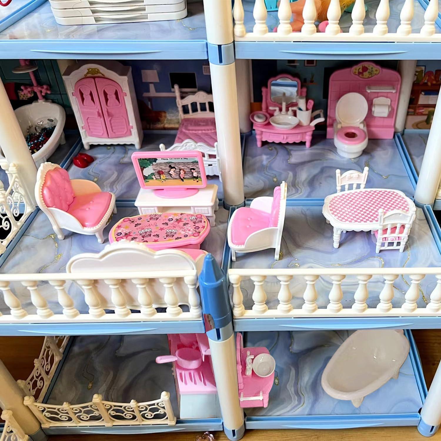 Set de Muebles para Casa de Muñecas 35 Piezas SHENGJIAAO