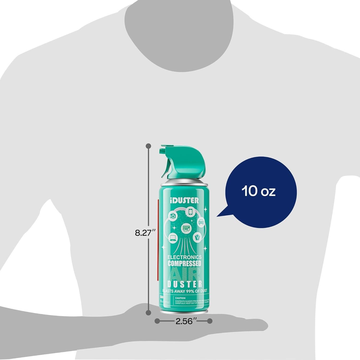 Aire Comprimido iDuster 4PCS - Limpiador Electrónica 284g