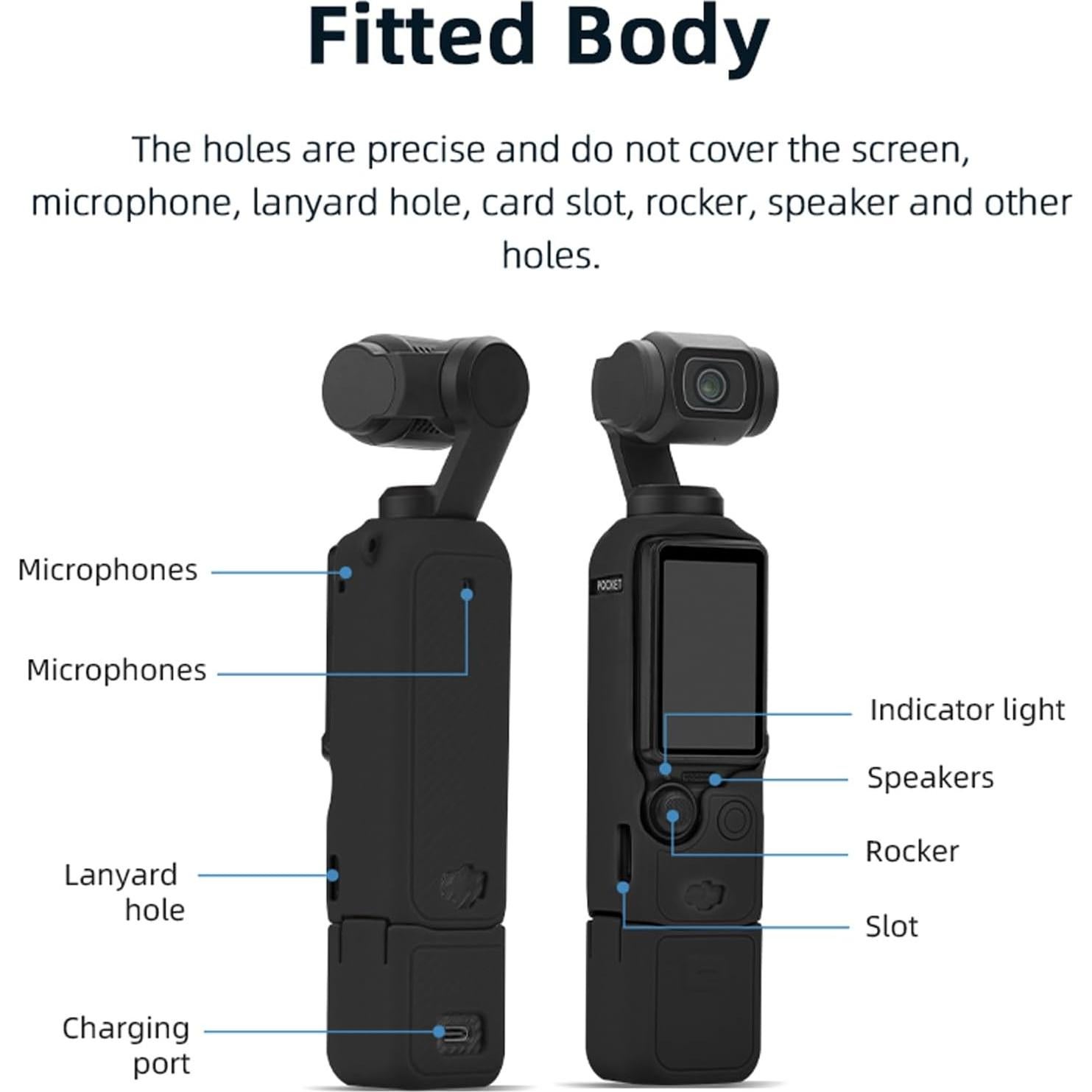 Funda Protectora de Silicona Buziba para DJI Osmo Pocket 3