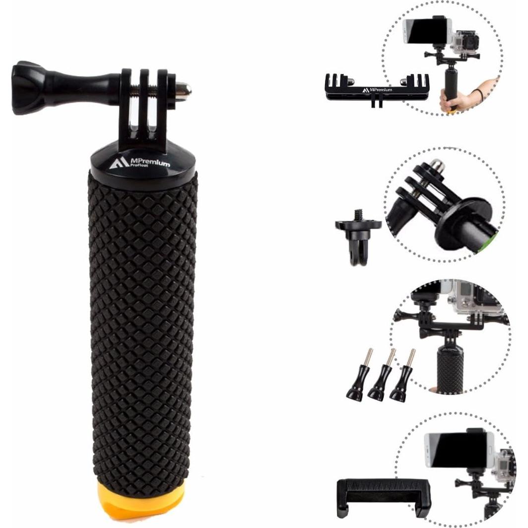 Kit de Montaje Doble MiPremium para GoPro y Smartphone