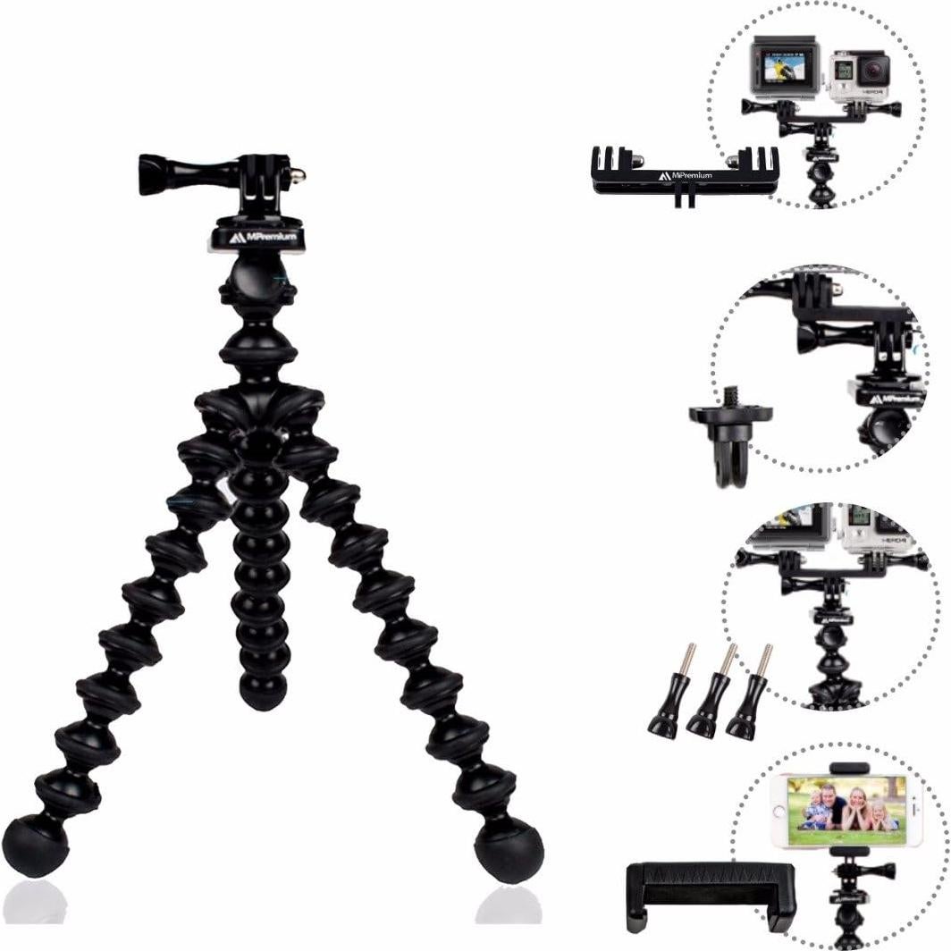 Kit de Montaje Doble MiPremium para GoPro y Smartphone