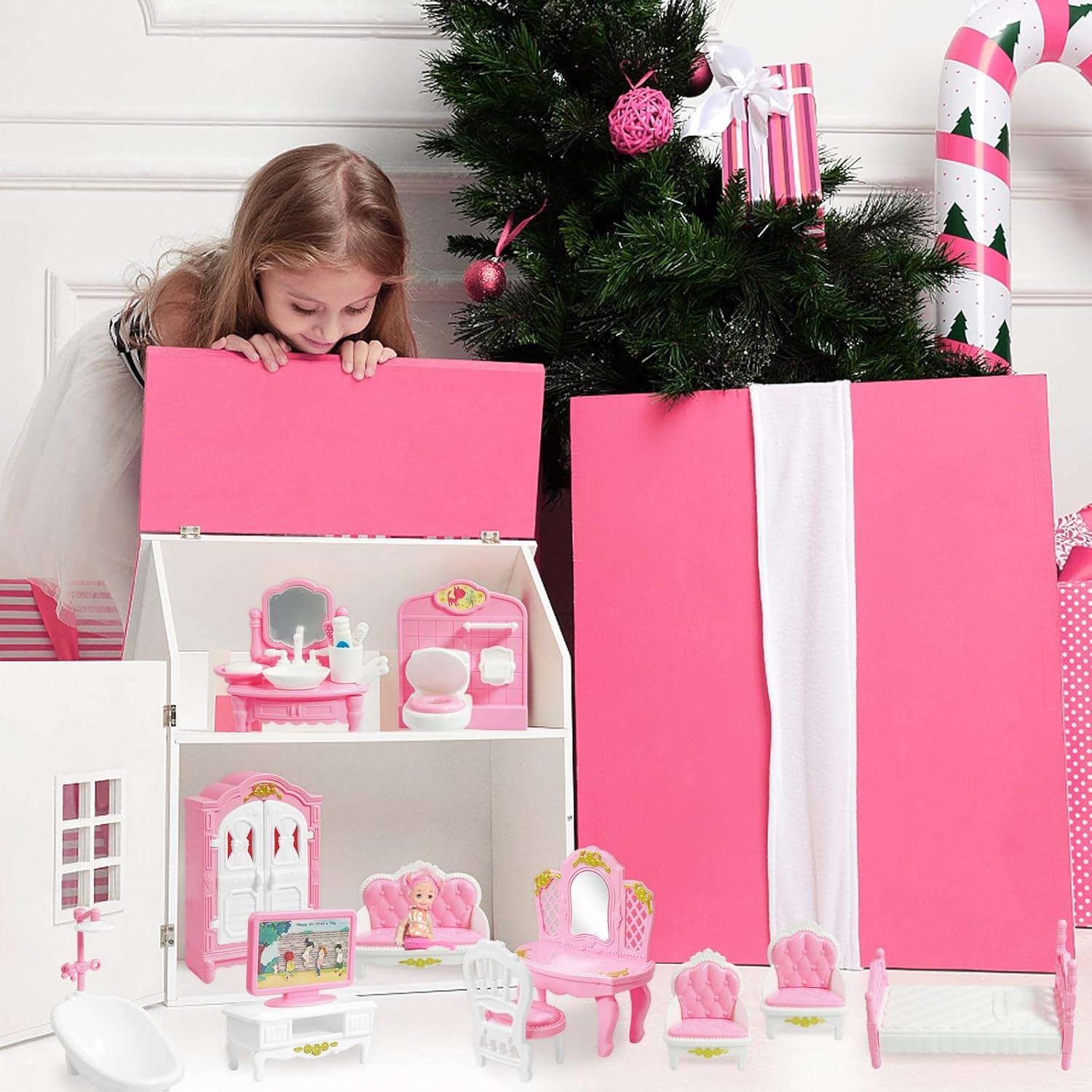 Juego de Muebles para Casa de Muñecas 20 Piezas HKACSTHI