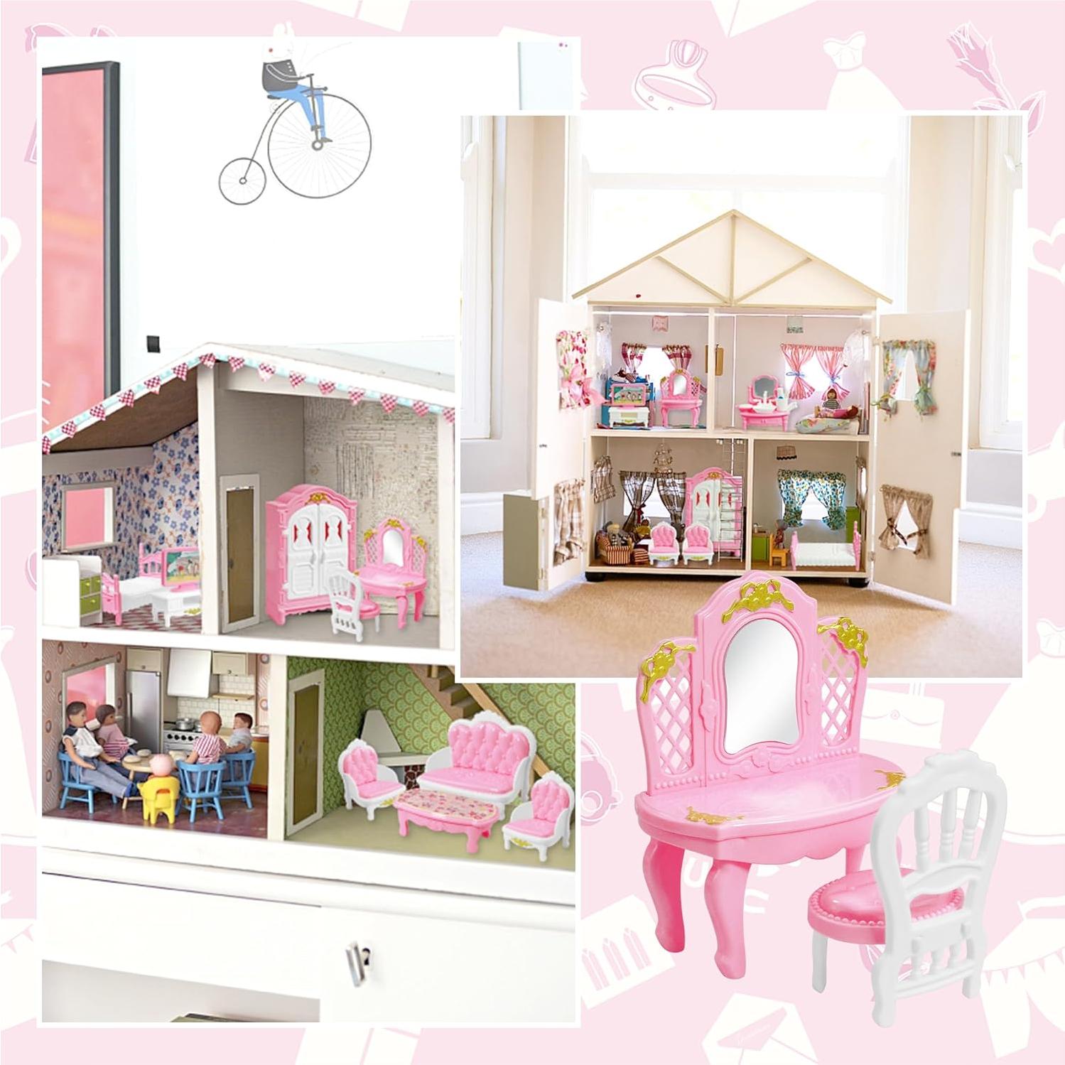 Juego de Muebles para Casa de Muñecas 20 Piezas HKACSTHI