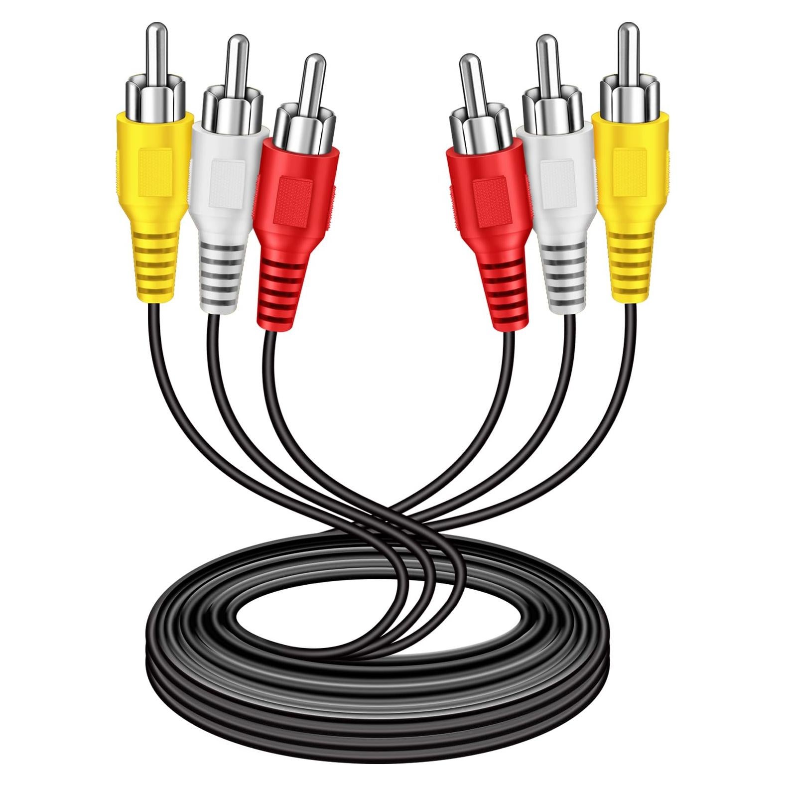 Cable RCA 3 Macho a Macho 1.5m SENLIXIN para TV y DVD