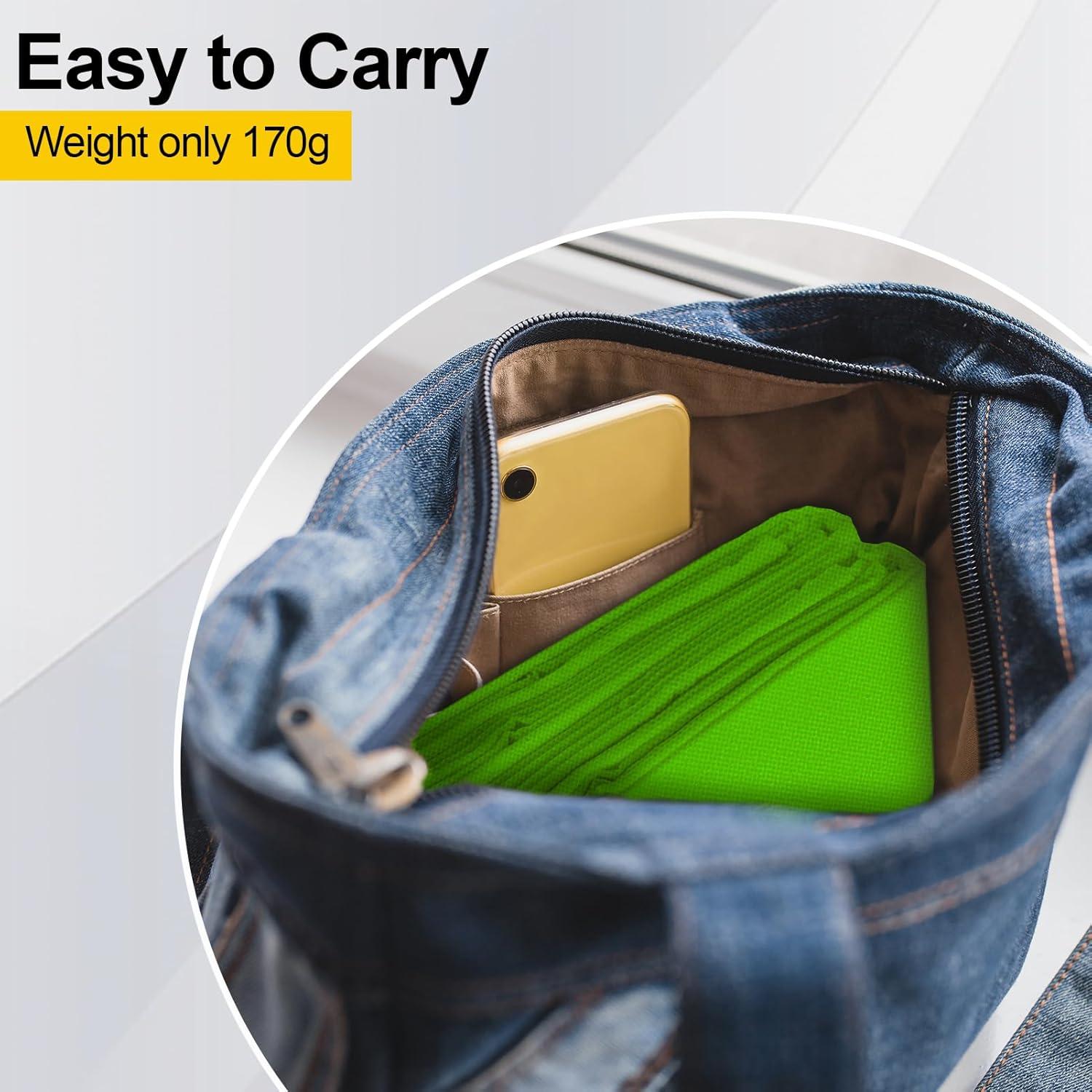 Pantalla de Fondo Verde EMART 1.52x1.98m con Abrazaderas