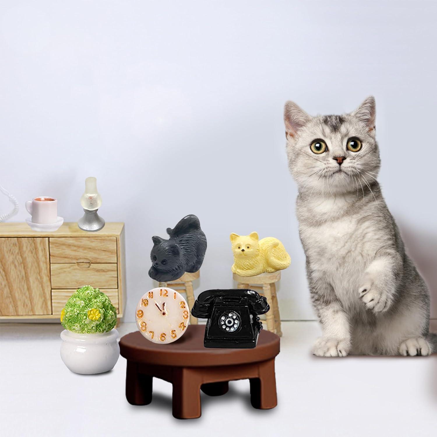 Kit de Muebles para Casa de Muñecas MOMOONNON 23 Piezas