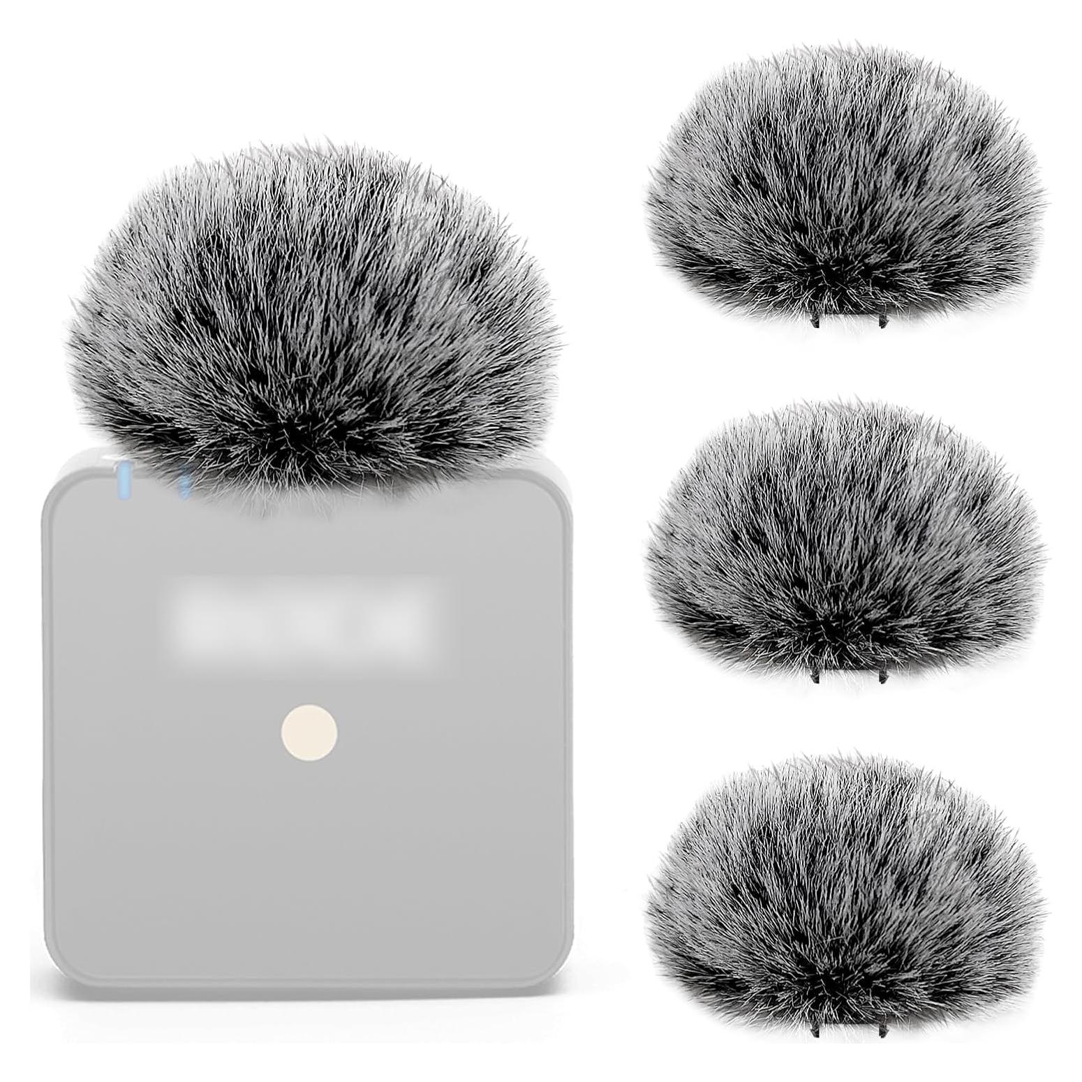 Paraviento Cubilux para Rode Wireless Go - 4 Muff de Piel de Gato